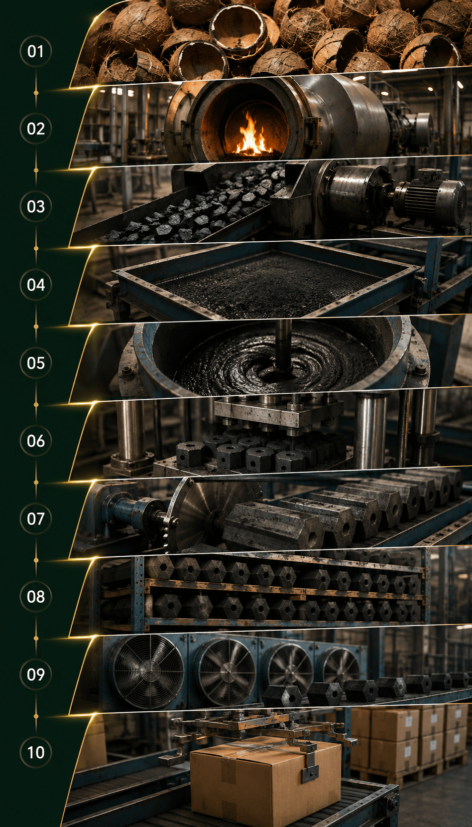 Ten-step manufacturing process